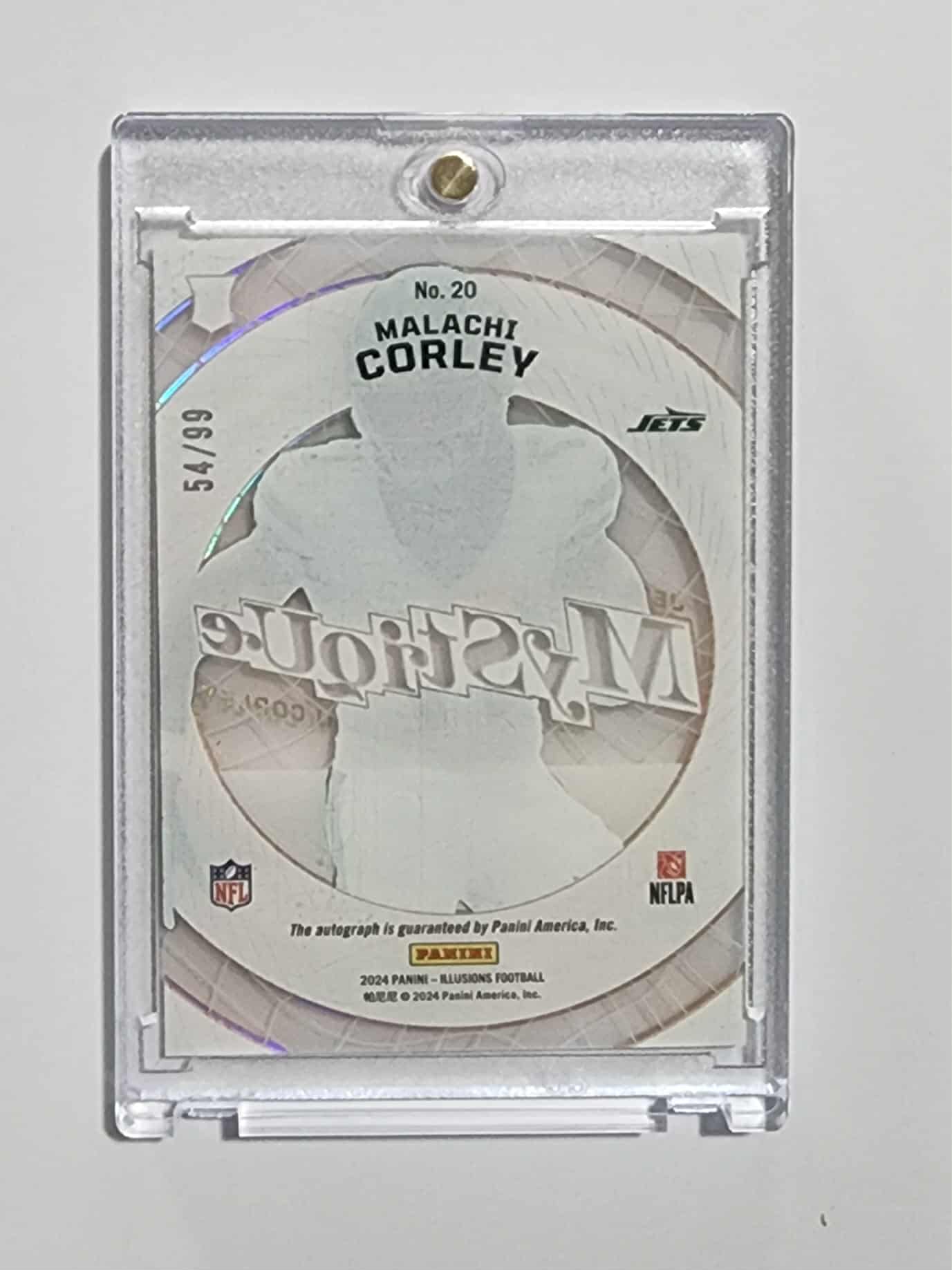 2024 Panini Illusions Malachi Corley Mystique auto #20 (RC) /99