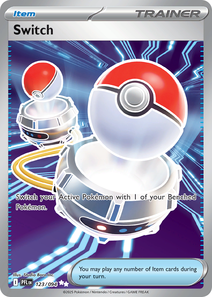 Switch 123/094 Ultra Rare Phantasmal Flames Pokemon Near Mint
