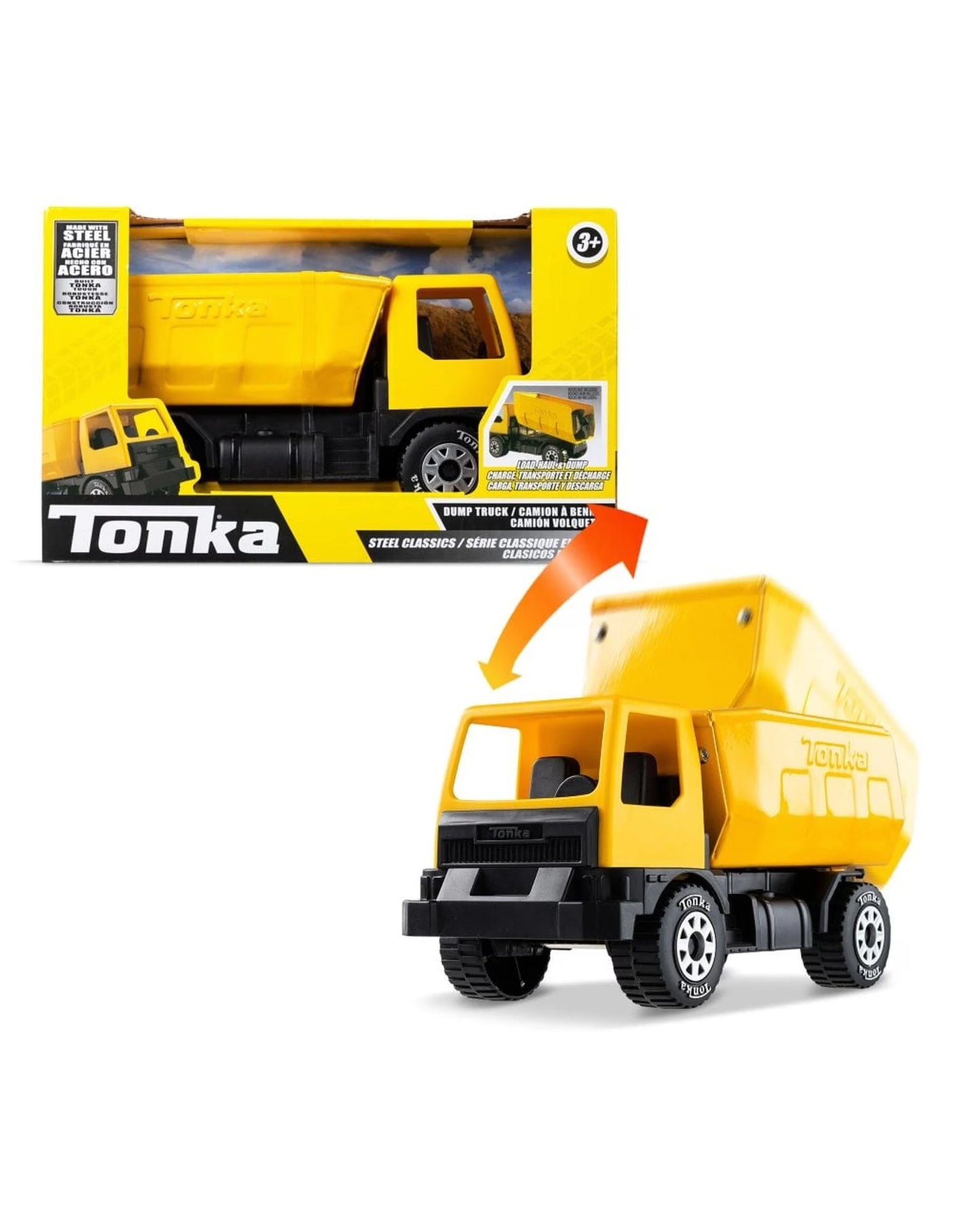 Tonka Steel Classics Dump Truck 1:32 Scale Vehicle