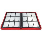ULTRA PRO Binder - Vivid 9-Pocket Zippered Pro-Binder: Red
