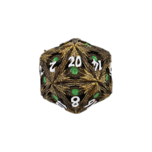 Dice Dragon Eye Dice Set Ancient bronze/green