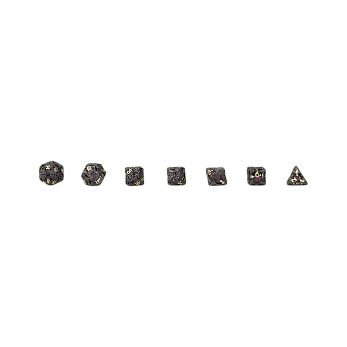 Dice Dragon Eye Dice Set Black/Gold