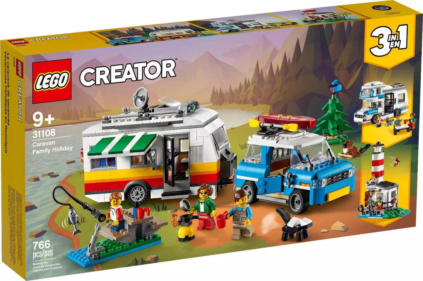 Lego Creator 3-in-1 Caravan Family Fun 31108