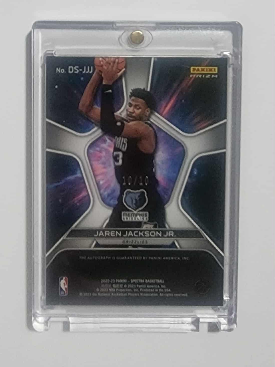 2023 panini prizim Jaren Jackson Jr #DS-JJJ DEEPSPACE AUTO /10