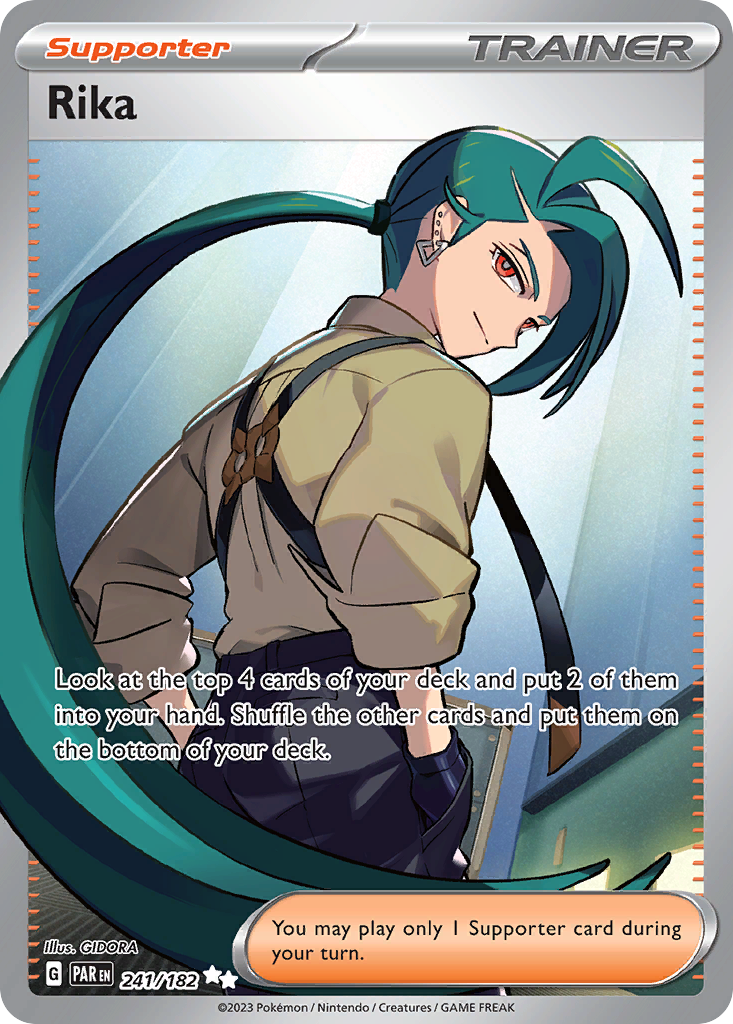 Rika 241/182 Ultra Rare Paradox Rift Pokemon Near Mint