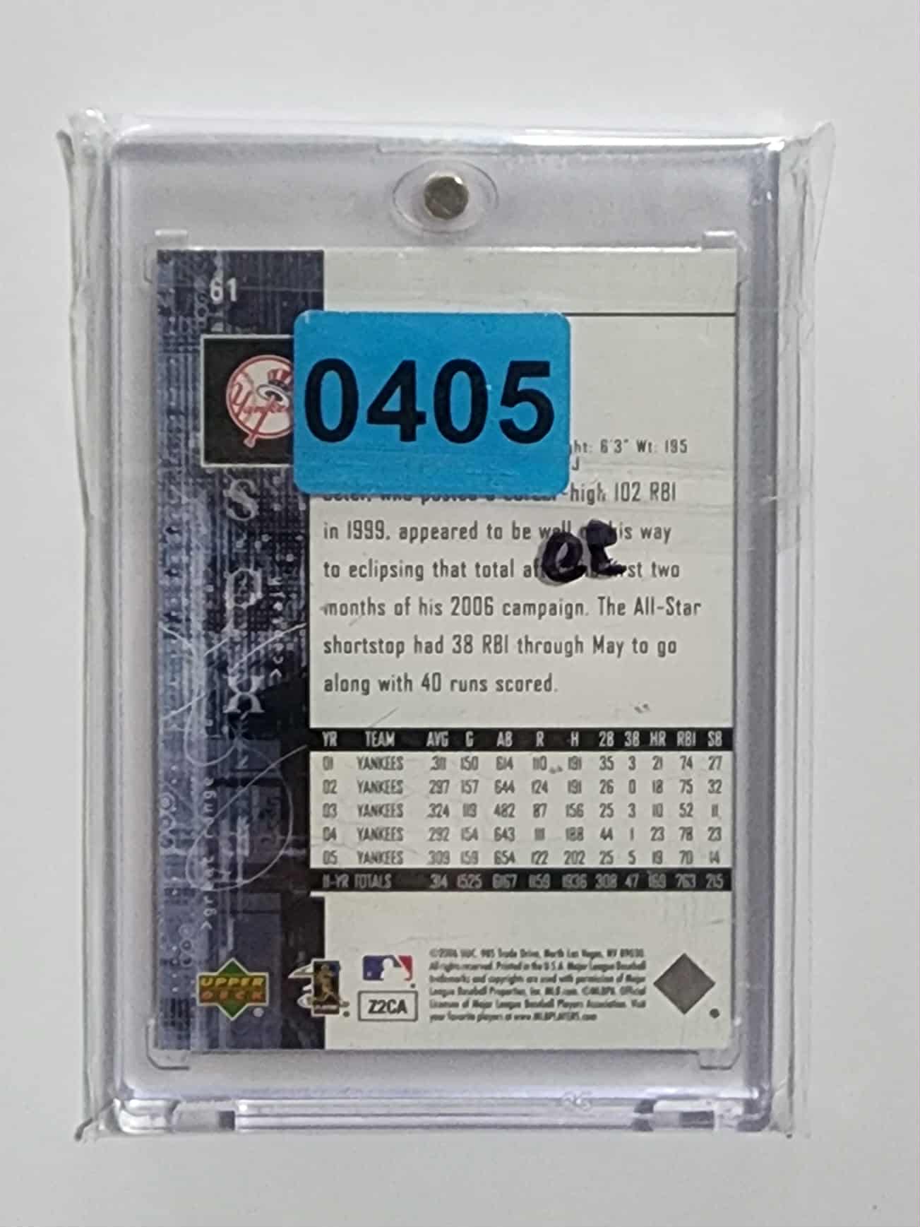 2006 SPx #61 DEREK JETER