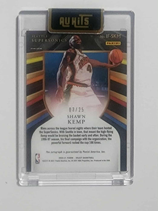 2020 SELECT #IF-SKM Shaun Kemp in flight /25 auto