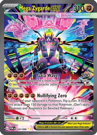 Mega Zygarde ex 120/088 Holo Special Illustration Rare Perfect Order Pokemon NM