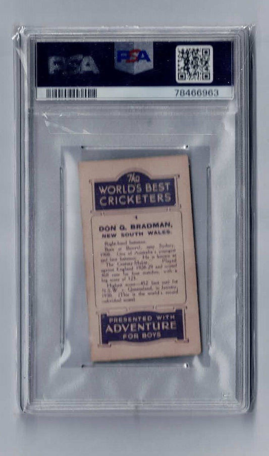 1930 D.C. Thomson Don Bradman PSA 3