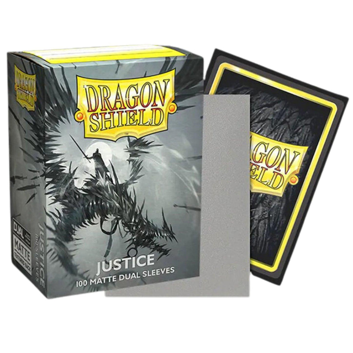 Dragon Shield Matte Dual Justice Standard Card Sleeves – 100 Pack