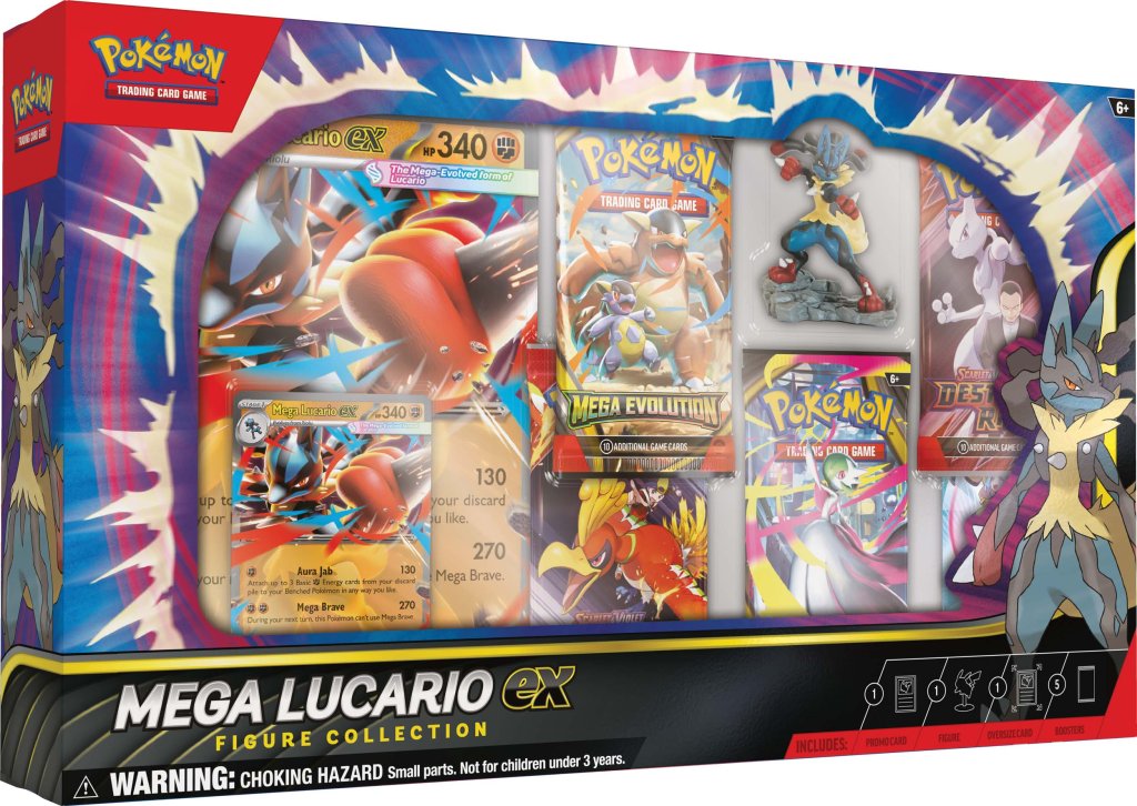 Pokémon TCG: Mega Lucario ex Figure Collection