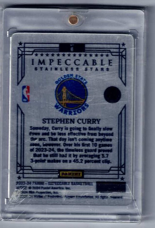 24 impeccable stephen curry stainless stars #6