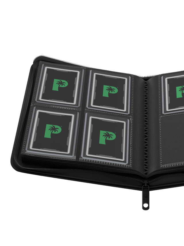 Collector's Series Top Loader Zip Binder - 4 Pocket - Black