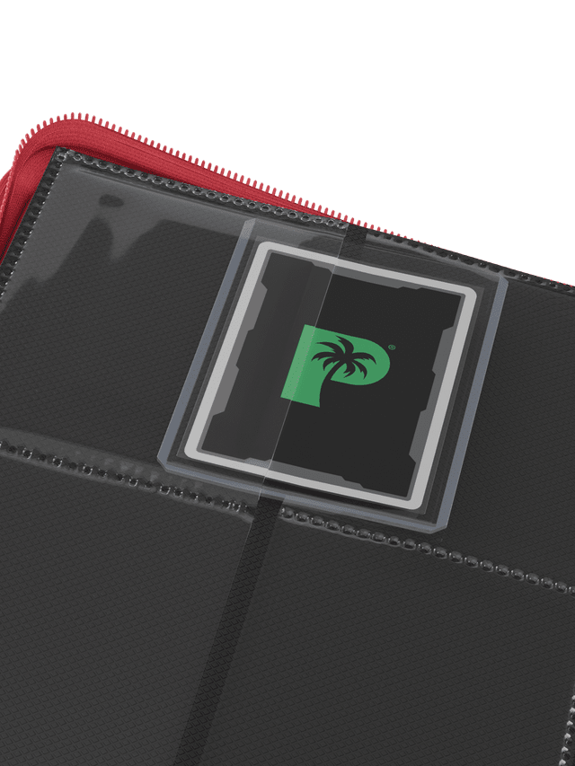 Collector's Series Top Loader Zip Binder - 4 Pocket - Red