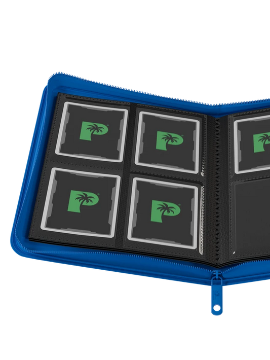 4 Pocket Zip Trading Card Binder - BLUE Collector's Series