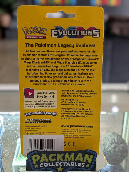Pokémon TCG XY Evolutions Checklane Blister Pack – Weezing