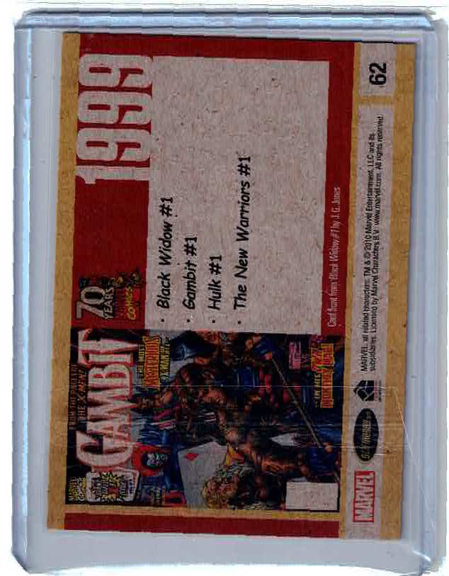 2010 Rittenhouse 70 Years of Marvel Comics Black Widow 1999 #62 0p3