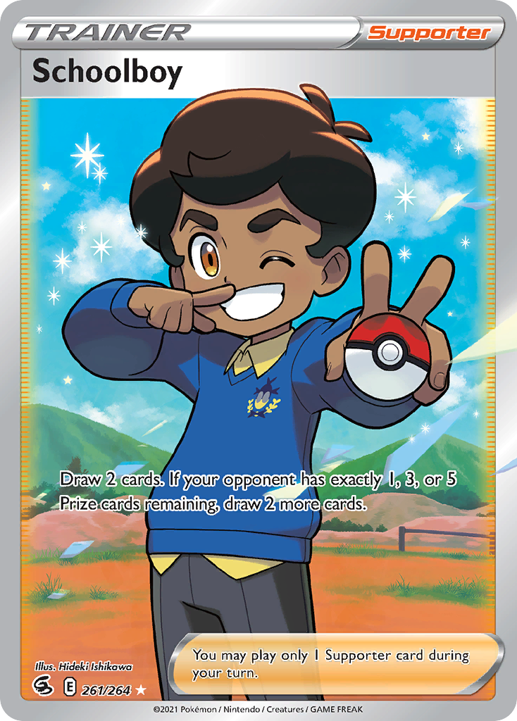 Schoolboy 261/264 Ultra Rare Fusion Strike Pokemon Near Mint