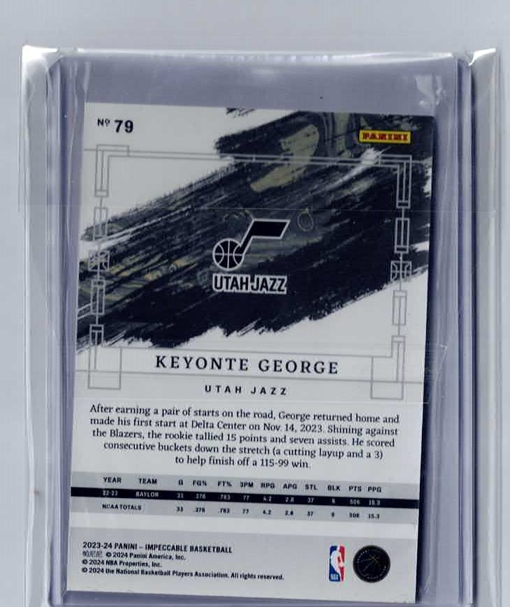 24 impeccable International red base keyonte george