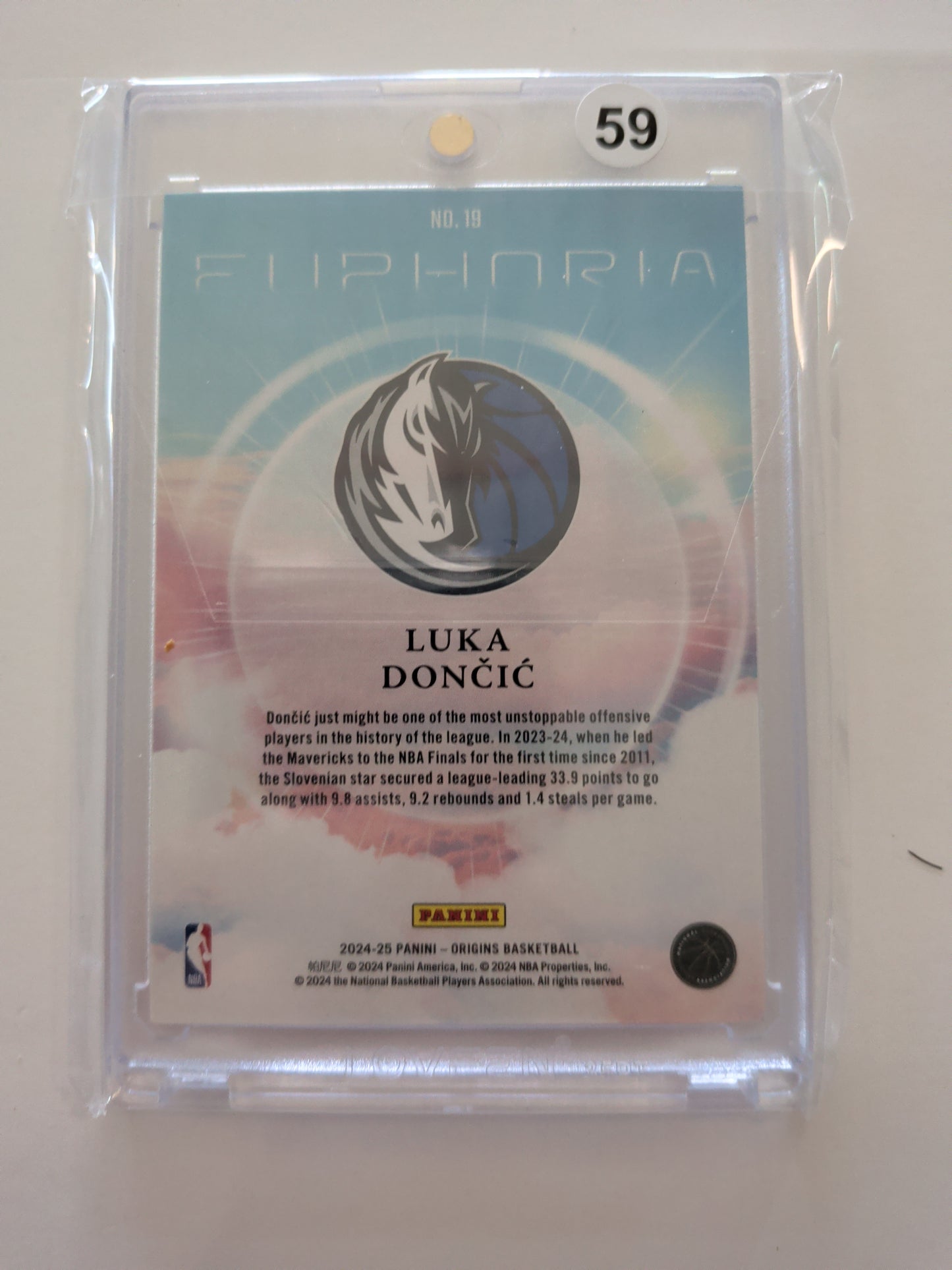 Luka doncic euphoria origins /99 24-25 #19