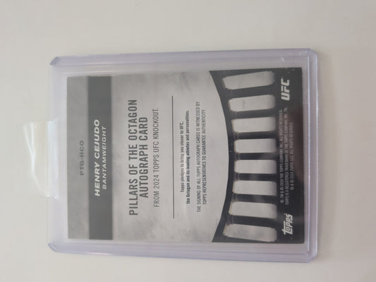 2024 Topps UFC Knockout - Pillars of the Octagon Autographs #PTG-HCO Henry cejudo