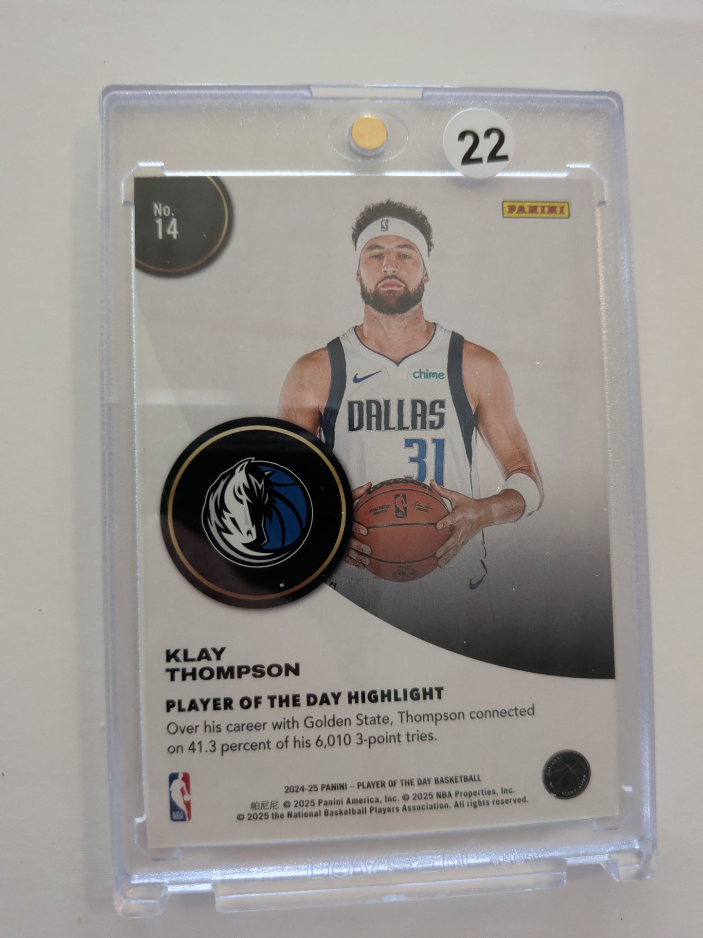 Clay Thompson /199 2025 player of the day