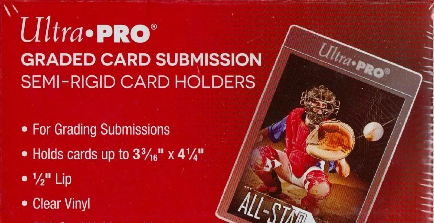 50 x Ultra Pro Semi Rigid Graded Submission Card Holder 1/2" Lip PSA BGS Pokemon