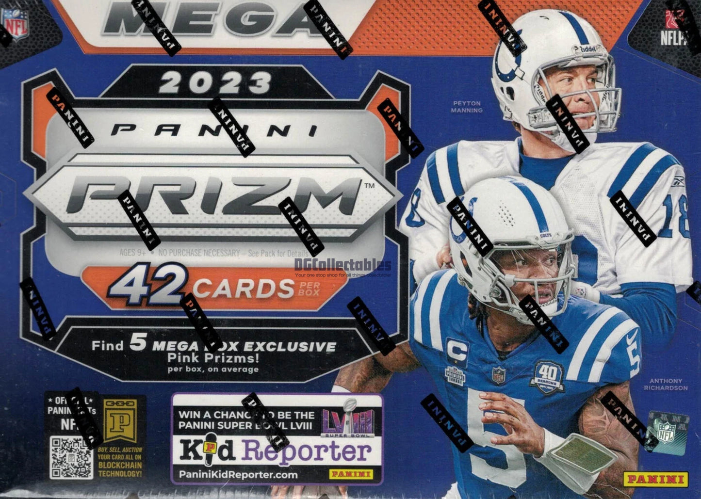 2023 PANINI PRIZM NFL FOOTBALL FACTORY SEALED 42-CARD MEGA BOX