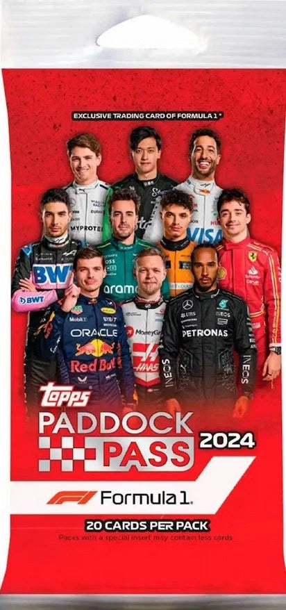 2024 TOPPS PADDOCK PASS FORMULA 1 RACING F1 JUMBO VALUE FAT PACK NEW