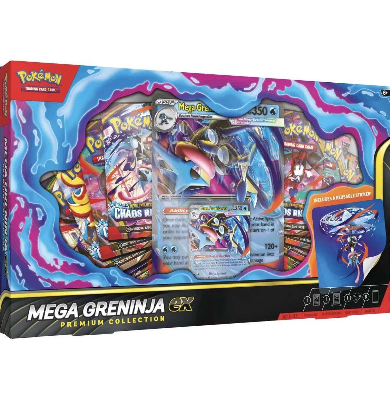 PRE-ORDER - Pokemon TCG Mega Greninja Ex Premium Collection