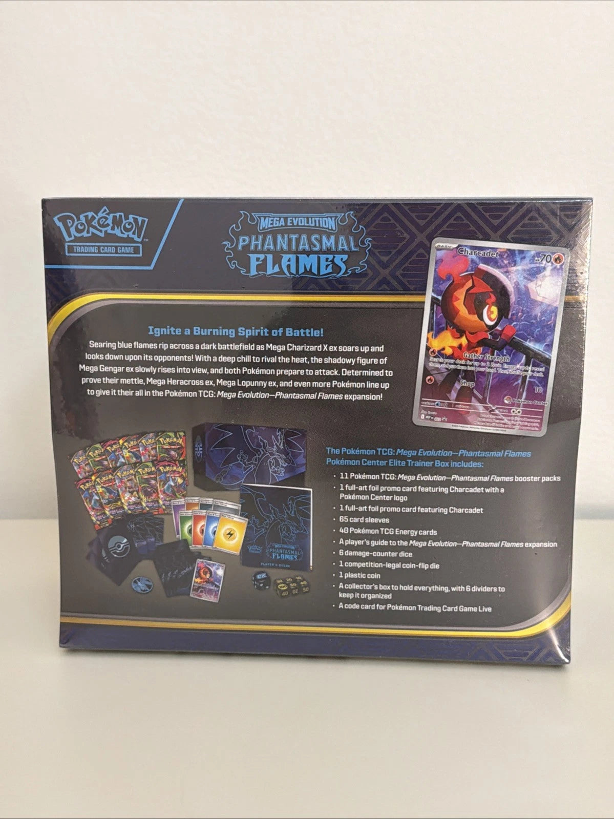 Pokemon Center Exclusive Phantasmal Flames Elite Trainer Box