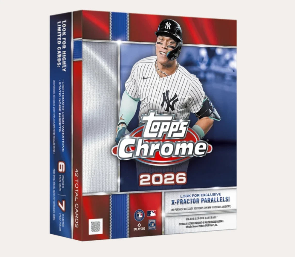 2026 Topps Chrome Baseball Mega Box