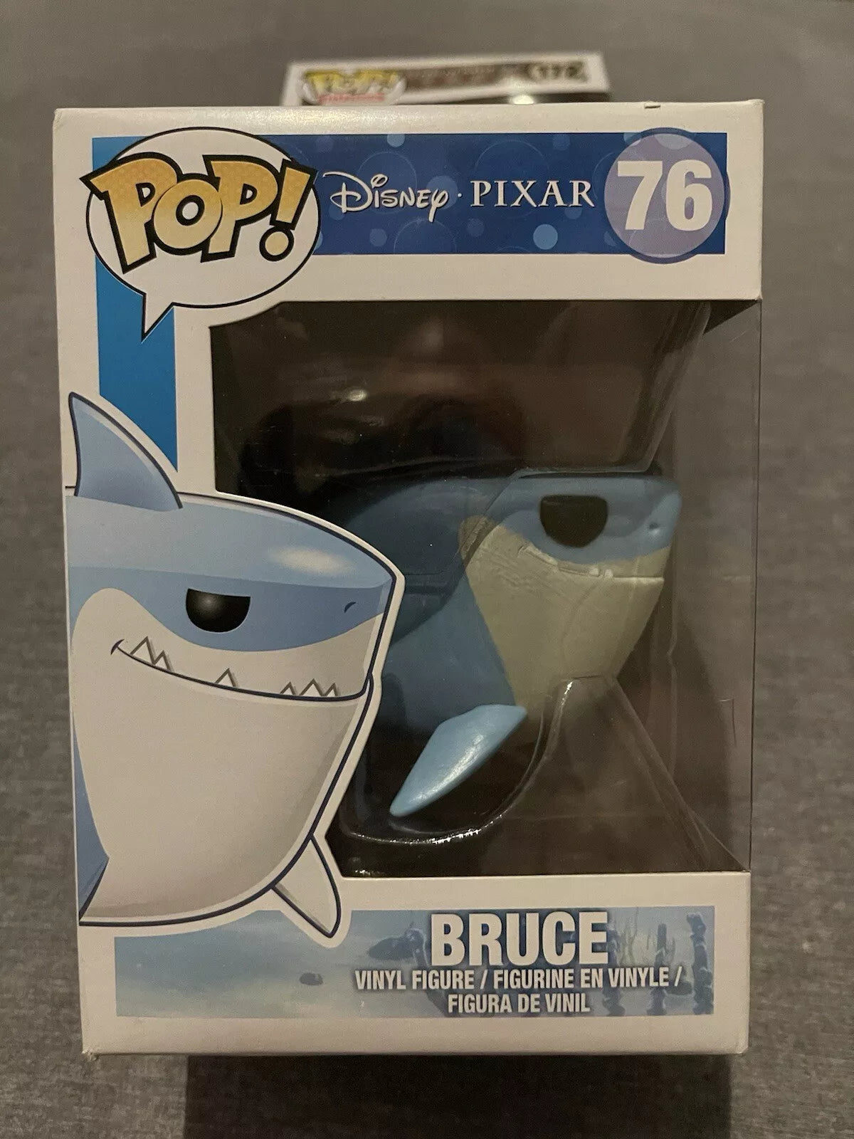 Funko Pop! Finding Nemo: Bruce #76 With Hard Stack- BOX DAMAGE