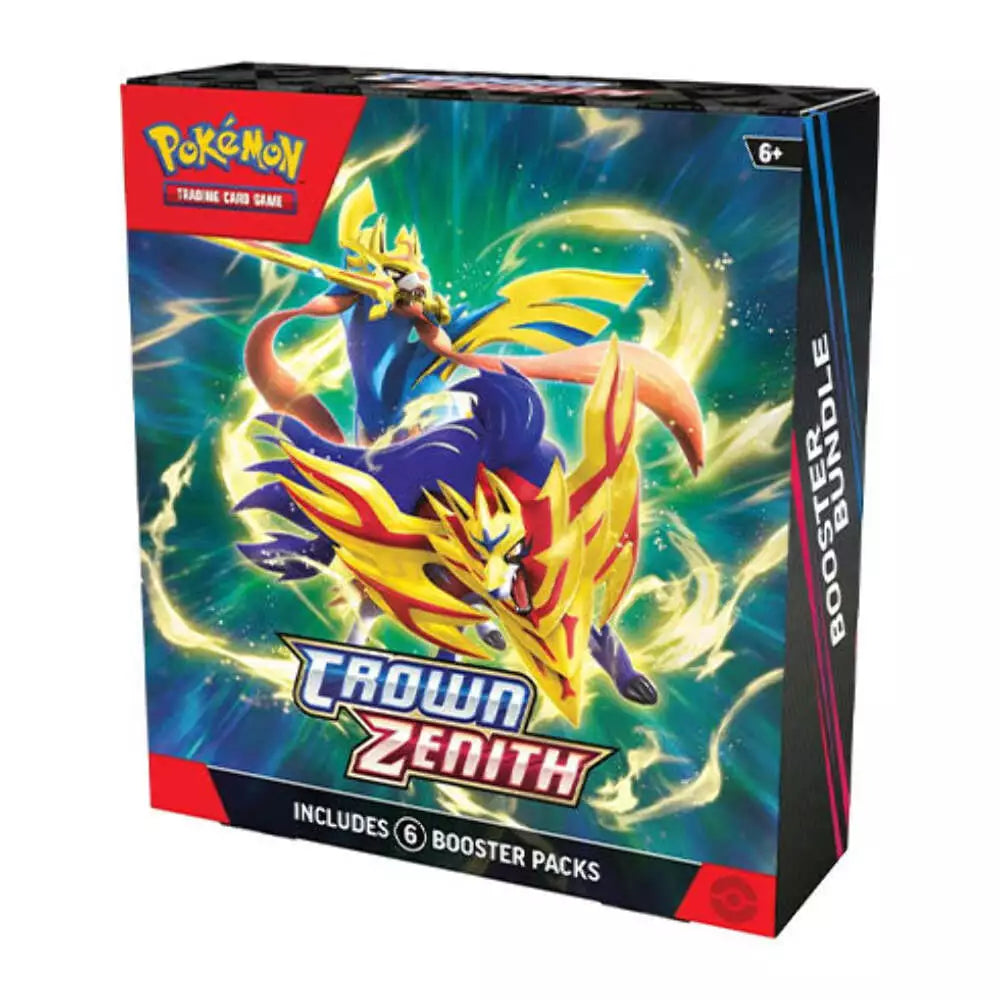 Pokemon TCG Crown Zenith Booster Bundle - 6 Packs Factory Sealed