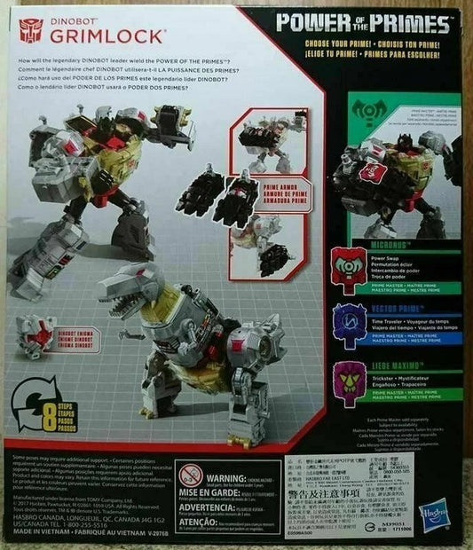 Transformers Power of the Primes Dinobot Grimlock Voyager Action Figure Toy