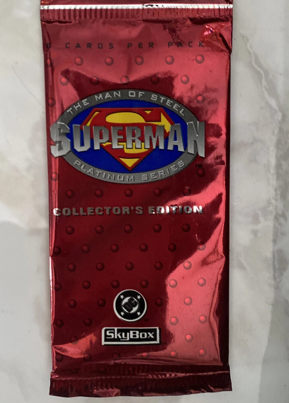 Vintage 1994 SkyBox The Man of Steel Superman, Collectors Edition- FactorySealed