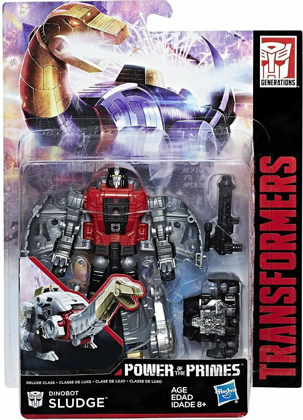 Transformers: Power of the Primes Dinobot Sludge Action Figure 2017 Hasbro New