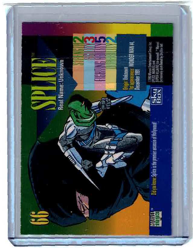 1993 SkyBox Marvel Universe #66 Splice