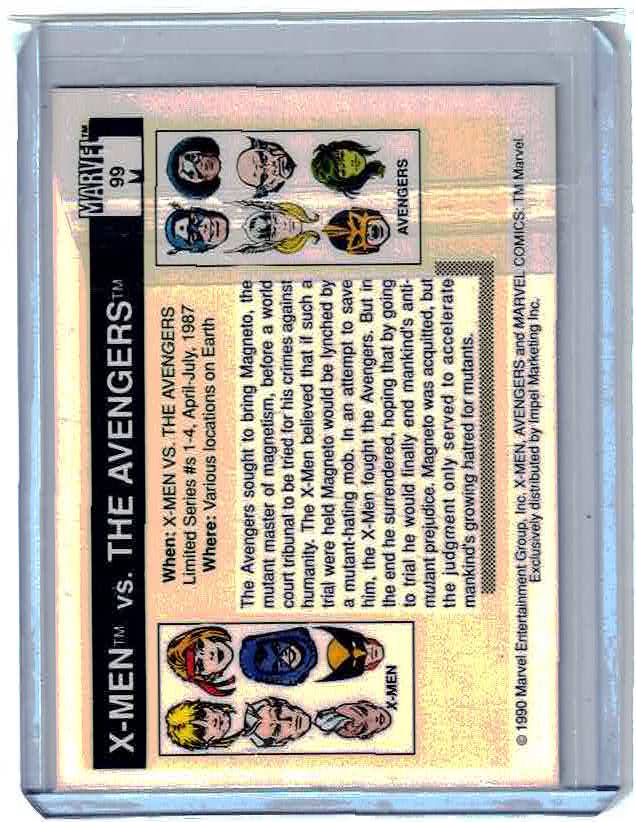 1990 Marvel Comics - Famous Battles X-Men Vs Avengers #99