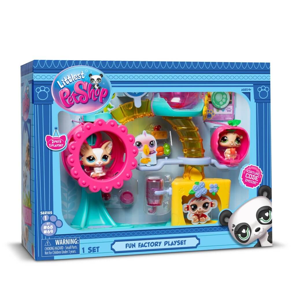 LITTLEST PET SHOP Fun Factory Playground Playset