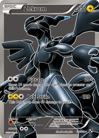 Zekrom 114/114 Ultra Rare Black & White Pokemon Near Mint