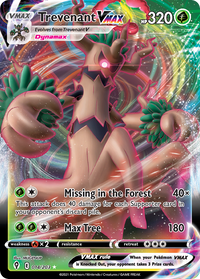 Trevenant VMAX 014/203 Holo VMAX Rare Evolving Skies Pokemon Near Mint