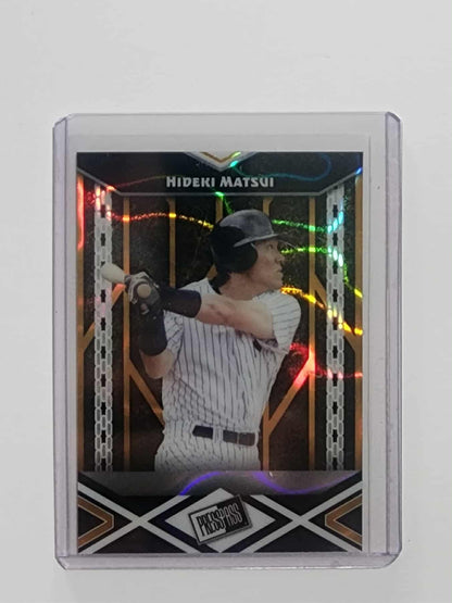 HIDEKI MATSUI 1/1 PREE PROOF PLATE LEAF PRESS PROOF
