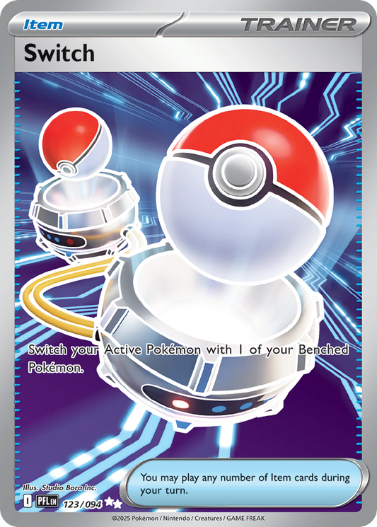 Switch 123/094 Ultra Rare Phantasmal Flames Pokemon Near Mint
