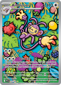 Ambipom 107/094 Illustration Rare Phantasmal Flames Pokemon Near Mint