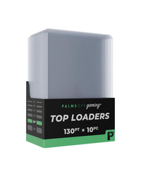 Palms Off Gaming 130pt Top Loaders - 10pc - Clear