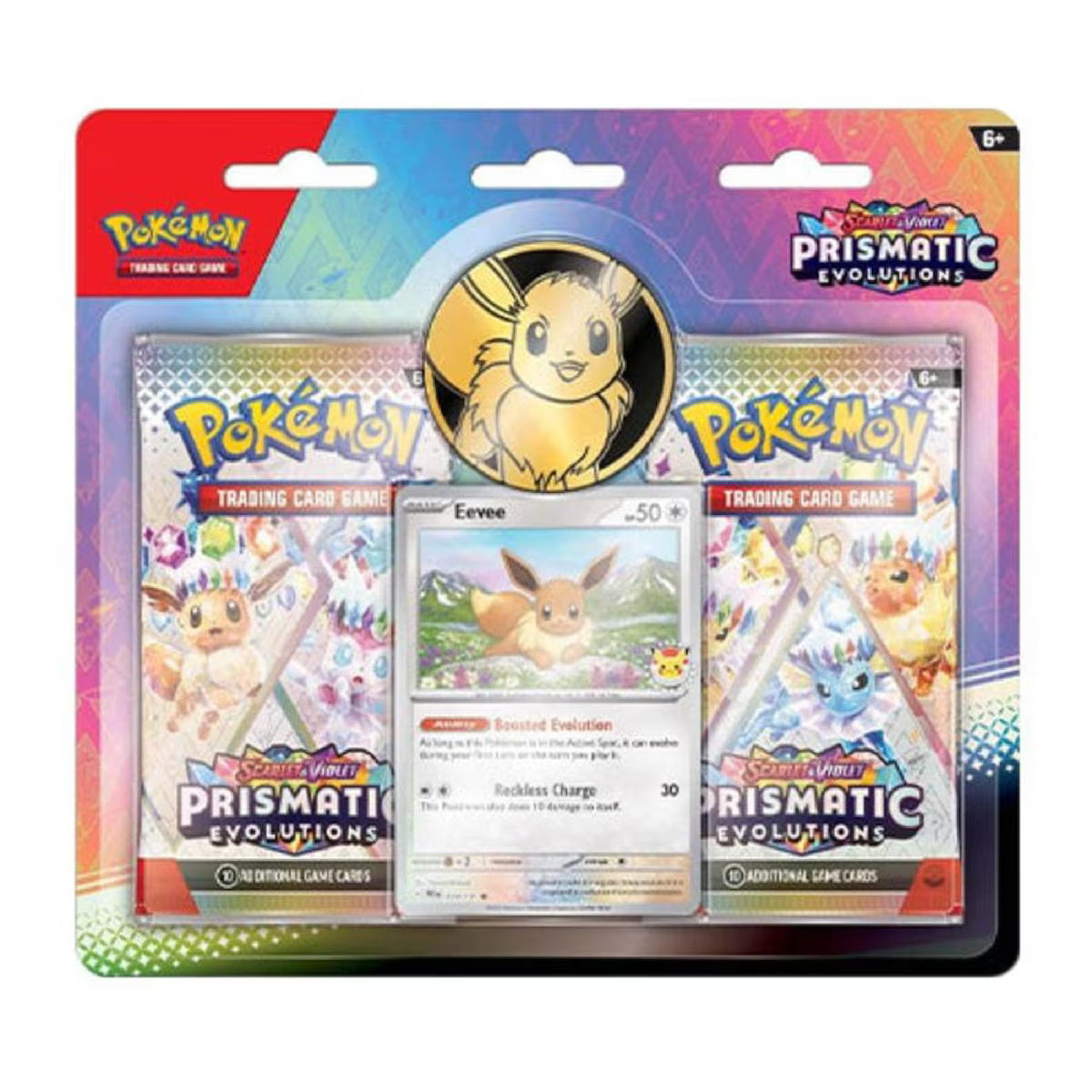 POKEMON TCG Scarlet & Violet Prismatic Evolutions 2-Pack Blister