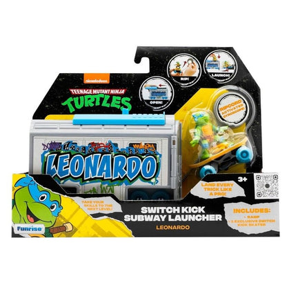 Teenage Mutant Ninja Turtles Switch Kick Subway Launcher - Leonardo