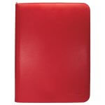 ULTRA PRO Binder - Vivid 9-Pocket Zippered Pro-Binder: Red