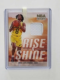 2023-24 Panini Hoops Brice Sensabaugh Jersey SP RC #RS-SEN Utah Jazz